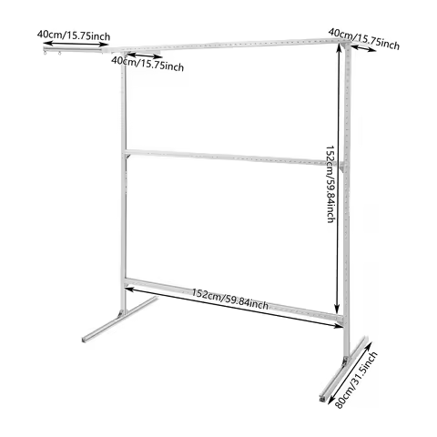 Rug Tufting Frame, Aluminum Alloy Tufting Frame for Tufting Devices, Punching Needles, Carpets, Tape