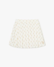 MLB - Chân váy xếp li mini Tone One Tone Print Monogram 3FSKM0143-43CRS