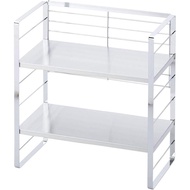【Direct from Japan】Shimomura Planning 38018 Adjustable Height Kitchen Rack, Width 15.0 inches (38 cm