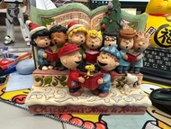 snoopy Peanuts Jim Shore enesco 聖誕合唱團擺件