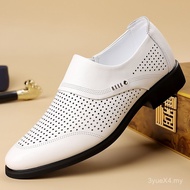Youlong Men's Business Formal Wear Casual Men's Shoes Summer Hollow Leather Shoes Can