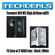 Tecware NEO M2 High Airflow mATX TG Case w/3*ARGB Fans
