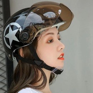 Motorcycle Helmet Full Face Cat Ear Detachable DOT Certification Safety Moto Helmet For Women Men Breathable Gift