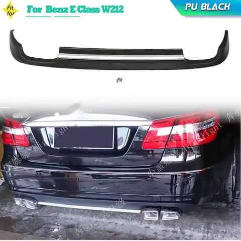 Car Rear Bumper Diffuser Lip Spoiler for Mercedes Benz W212 Standard Bumper 2010-2013 Rear Diffuser 