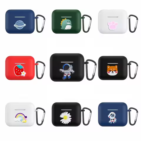 For Denon AH-C630W Case Cartoon Funny Animal Silicone Wireless Bluetooth Earphones Cover soft shell 