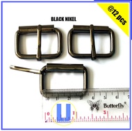 AKSESORIS TAS GESPER RING TUSUK 3 CM TEBAL IMPORT UNTUK TAS WANITA ( ISI 12 PCS ) LIGHT GOLD BLACK N