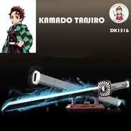 ĐỒ CHƠI LẮP RÁP KIỂU LEGO MÔ HÌNH THANH KIẾM CỦA KAMADO TANJIRO TRONG KIMETSU NO YAIBA ANIME DK1516