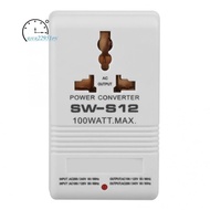 SW-S12 100W 110V/120V to 220V/240V Step-Up Down Voltage Transformer Converter Travel Dual Channel Power Converter