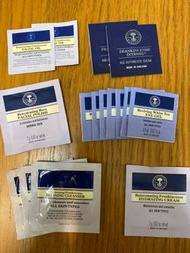Neal’s yard remedies sample facial oil / eye cream / facial polish / eye gel / refining cleanser / h