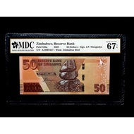 2020 Zimbabwe, Reserve Bank 50 Dollars