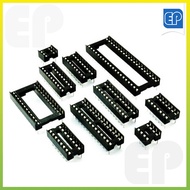 50PCS DIL / DIP SIP IC Sockets Adaptor Solder Type 6 8 14 16 18 20 24 28 32 40 Pin PCB Sockets Integrated Circuit Holder Way 0.3" 0.6" Wide ADAPTER SOLDER 6/8/14/16/18/20/24/28 PIN