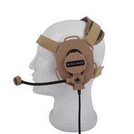 Z Tactical Bowman Elite II 耳罩式耳機，附麥克風，適用於氣槍戰術對講機，降噪耳機，卡其色