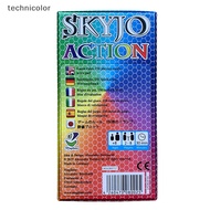 【TESG】 1 Box Of “SKYJO Action" English Version Card For Family Gathering Game Card Holiday Fun Card Game Party Board Games Hot