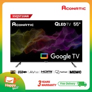 ACONATIC QLED Google TV 4K รุ่น 55QS710AN สมาร์ททีวี ขนาด 55 นิ้ว Google TV