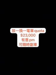 Electric Vehicle Quota for Sale
