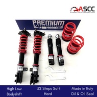 PREMIUM P6 Kia Forte 1.6/2.0 2009 - 2015 - Present High Low Soft Hard 32 Clicks Adjustable Shock Absorber