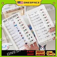 Reusable Daily Task Planing Board My Chores Memo Plastic Board Reusable Checklist Daily Planner To D