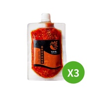 【來加辣】蒜香朝天辣椒醬-100克/袋 3入組