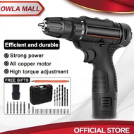 Cordless Drill Driver Kit Electric Screwdriver Drill 698VF Rechargeable Battery High Power Hand Dril