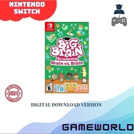 【NINTENDO SWITCH】Big Brain Academy: Brain vs. Brain Download Games Normal Version