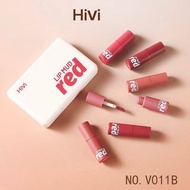 [เซต] HiVi Red Lip Mud Color LipGloss Set เซตลิปกลอส เนื้อแมทต์ หลากสี นุ่มลื่น ไม่หลุดลอกระหว่างวัน