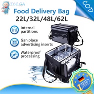 Oo-Food delivery bag motorcycle 32L/48L/62L WaterProof Thermal Bag Insulated Beg delivery food