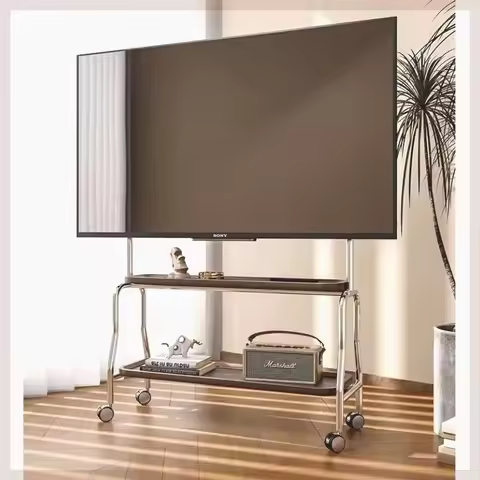 Multifunctional living room mobile TV stand Floor stand Movable TV stand with wheels suitable for ha