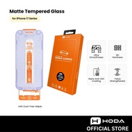Hoda (Matte) Gaming Anti-Glare Full Coverage Screen Protector for iPhone 17 Series with Dust-Free He
