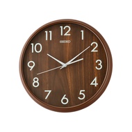 [𝐏𝐎𝐖𝐄𝐑𝐌𝐀𝐓𝐈𝐂] Seiko Clock QXA810B QXA810 Decorator Brown Dial Analog Quiet Sweep Silent Quartz Wall Clock