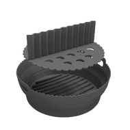 【Discount】 Air Fryer Silicone Basket Reusable Foldable Bpa Free 20cm/22cm Air Fryer Mold Liner Accessories