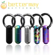 BETTER-MAYSHOW  Container, Waterproof Ultra-light Titanium Alloy Keyring, High Quality Portable Mini