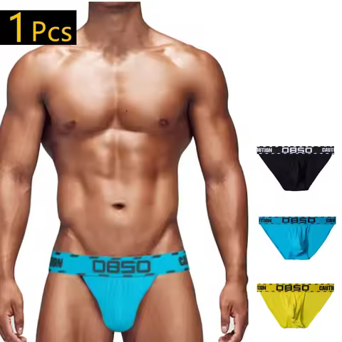 0850 Briefs Shorts Domineering Hollow Hombre Skin-friendly Color With Zero Sensitivity Anti-hemming 