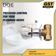 DOE Spring Stopcock Valve 1/2" DE60 (RP) 3/4" DE60A (RP) Stop Valve Stopcock Shower Valve 截止阀 旋塞阀 淋浴