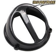 IBSUNSTORE Engine Cooling Fan Cover, Carbon Fiber Style Replacement Part Motorcycle Air Scoop Cover,
