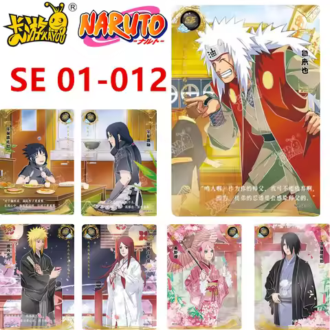 KAYOU Original Naruto Card Tsunade Jiraiya SE 01-12 Full Set Series Animation Game Collection Card C