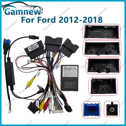 Car Android Radio Cable Power Wiring Harness Connector Canbus Box Adapter For Ford Focus Ranger 2012