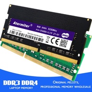 DDR4 4GB 2400 1.2V DDR4 4GB 2400 1.2V บาง DDR4 PC3 PC4 16GB 8GB แรมโน้ตบุค1066 1333Mhz 1600 2400 2666 2133 DDR3L Sodimm J20แรมความจำโน้ตบุ๊ค