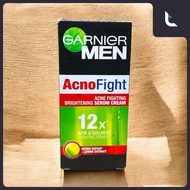Garnier Men Cream Serum 40ml Acno Fight Krim Pelembab Wajah Pria