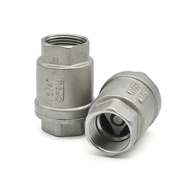 BSP Female SS304 / 316L Vertical Check Valve 1/4" 3/8" 1/2" 3/4" 1" One-Way No-Return Stainless Stee
