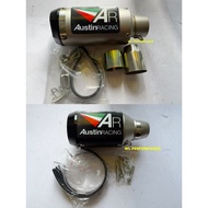 Universal Round AR 51mm Exhaust Motorcycle Austin Racing Akrapovic Echappement Motor Muffler