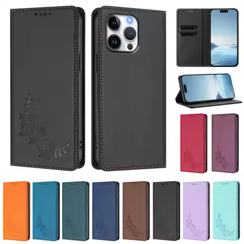 Leather Flip Wallet Case for Huawei Nova 15 14 Y73 5T 8I 9SE 9 12S 13I 12I Y70 Y90 4E 6 SE Pro Ultra