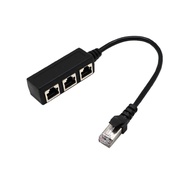 RJ45 Ethernet One Point Three Network Cable Extension Adapter 1 Male To 3 Female Connection Cable/X