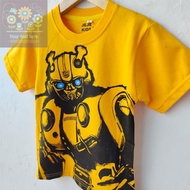 ♛bb3w8bhuhtYellow BUMBLEBEE TRANSFORMERS T-Shirt For Kids