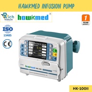 Hawkmed Infusion Pump เครื่องควบคุมการให้สารละลายทางหลอดเลือดดำ HK-100II [รับประกันตัวเครื่อง 1 ปี]