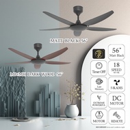 【Ready Stock】Celling FAN 56'' & Celling FAN 42" Modern Design