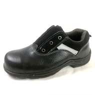 Frontier Grain Leather Local Men Safety Shoes Boots Direct factory Kasut Keselamatan Tempatan 本地真皮男性