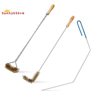 3 Pcs Fryer Cleaning Tools,Stainless Steel Deep Fryer Cleaning Tools,Basket Fryer Brush,Air Fryer Cl