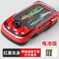 Kids Game Console Car Adventure Toy Hands on Puzzle Simulation Racing Machine Steering Wheel Car Vid