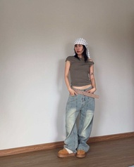 Hikaru Faded Jeans | ฮิคารุ กางเกงยีนส์เฟด ทรง baggy