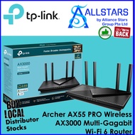 (ALLSTARS : We Are Back) TPLink / TP-Link Archer AX55 PRO Wireless AX3000 Multi-Gagabit Wi-Fi 6 Router / 2.5G